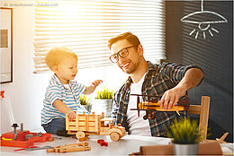 Die Kinder sollten nach der Trennung Kontakt zu beiden Elternteilen haben.